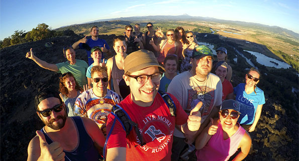 Rushmore Hiking on Table Rock Oregon adventure and meet up