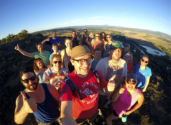 Rushmore Hiking on Table Rock Oregon adventure and meet up